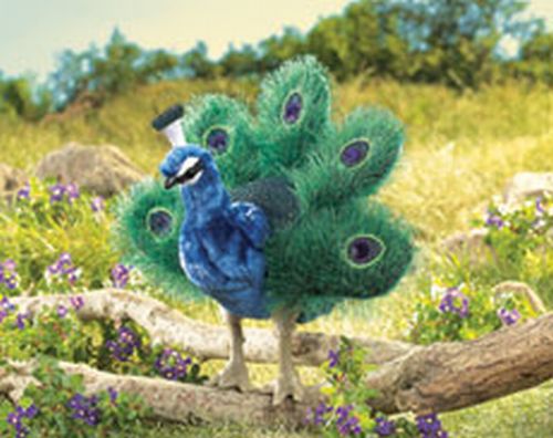 Small Peacock Puppet