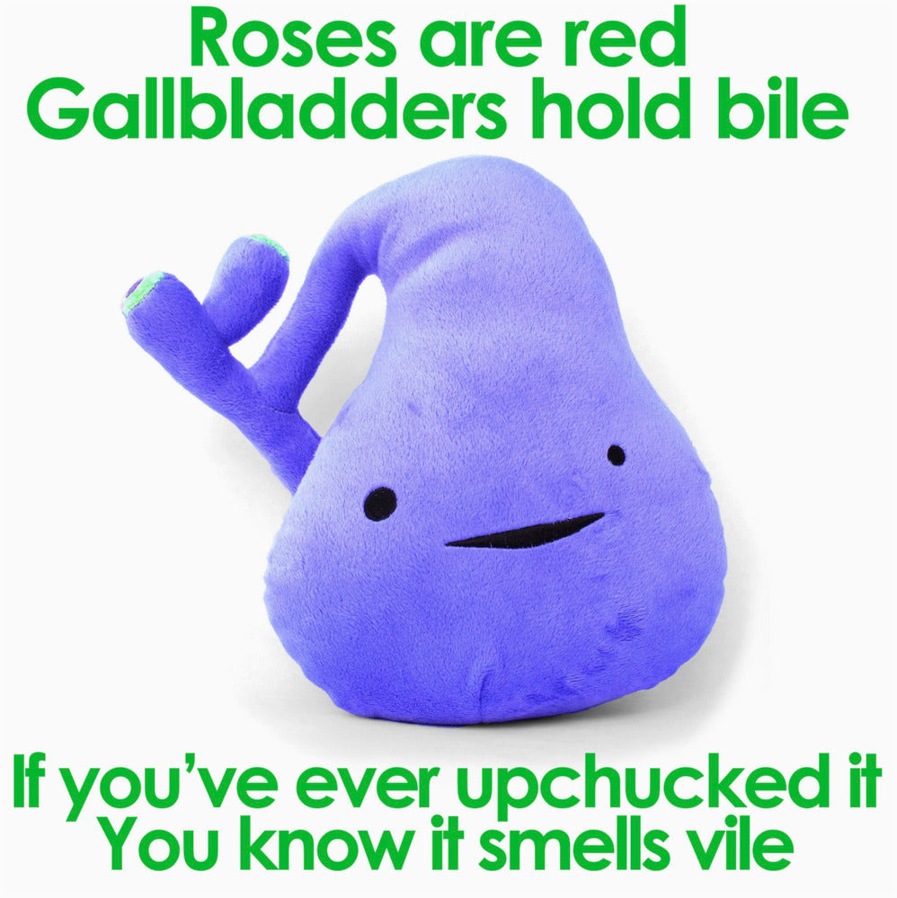 Gallbladder Plush - I Heart Guts
