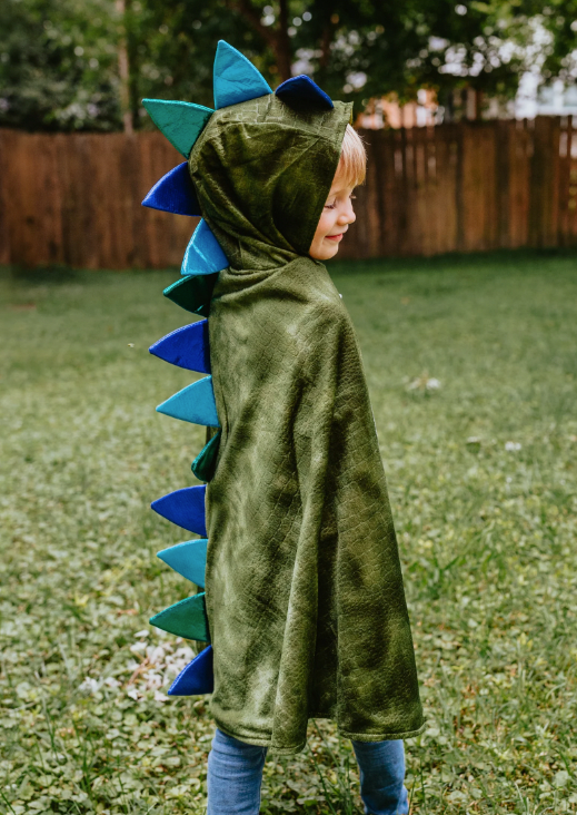 Green Dragon Cape with Claws - Size 5/6