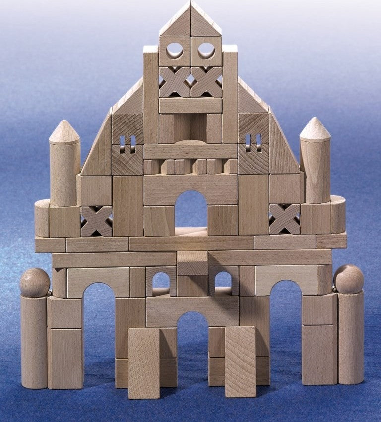 Extra Large Set of Wooden Building Blocks