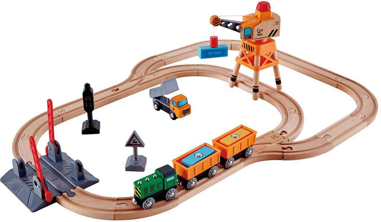 Crossing & Crane Train Set Hape