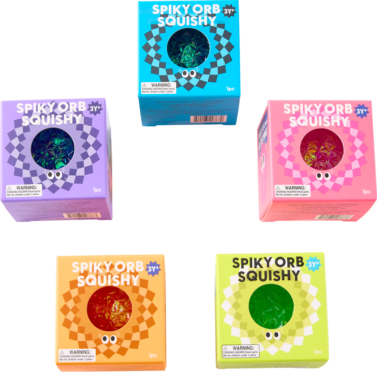 Spiky Orb Squishy (assorted - 4 Styles)
