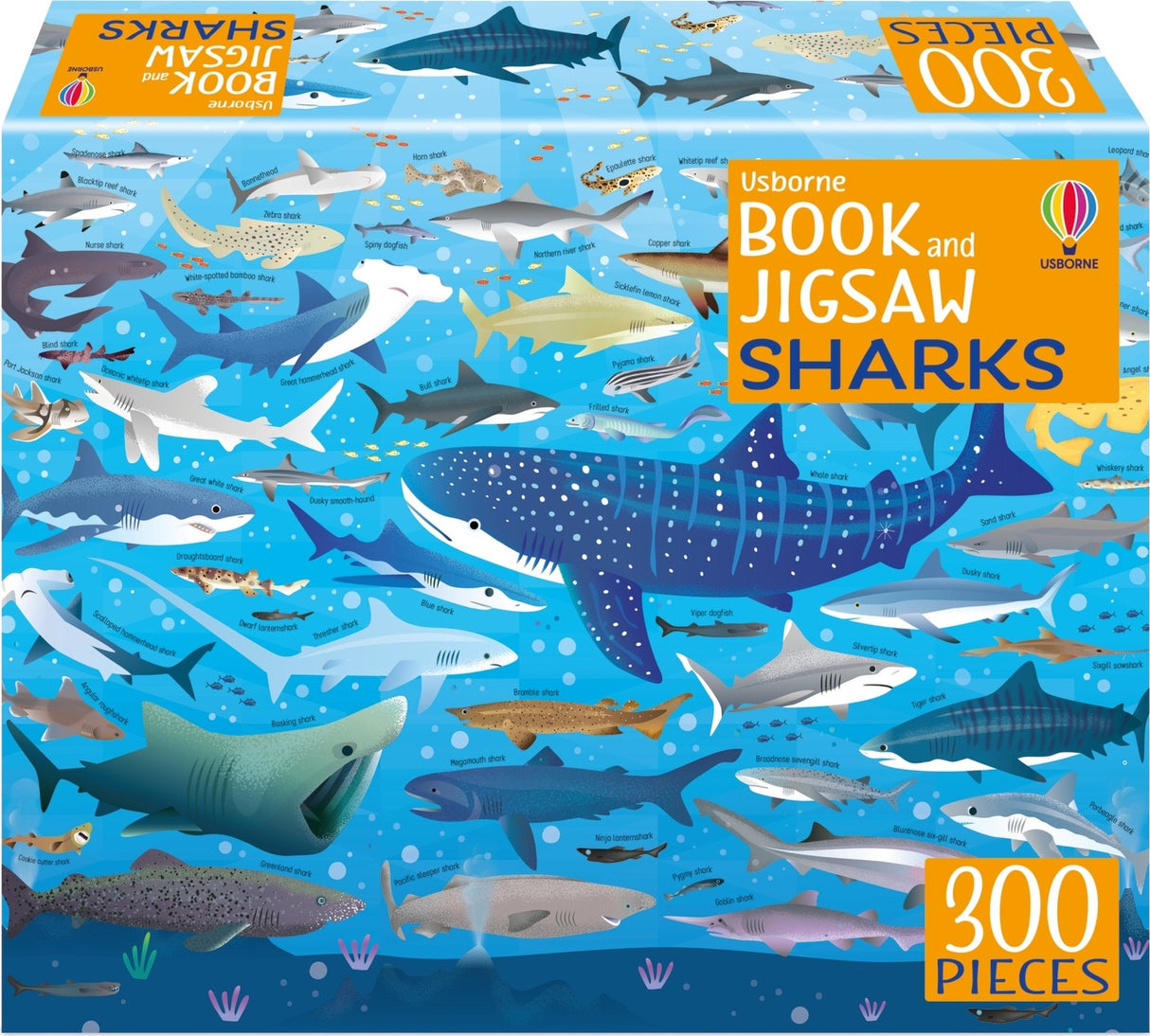 Usborne Book and Jigsaw: Sharks
