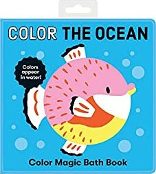 Color the Ocean Color Magic Bath Book