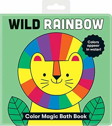 Wild Rainbow Color Magic Bath Book Galison