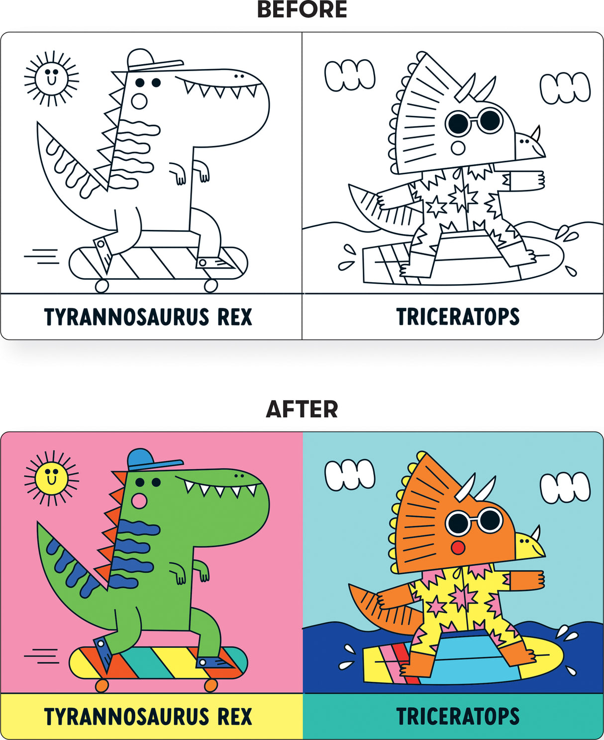 Rub-a-Dub Dinos! Color Magic Bath Book