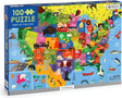 Map of the U.S.A. 100 Piece Puzzle