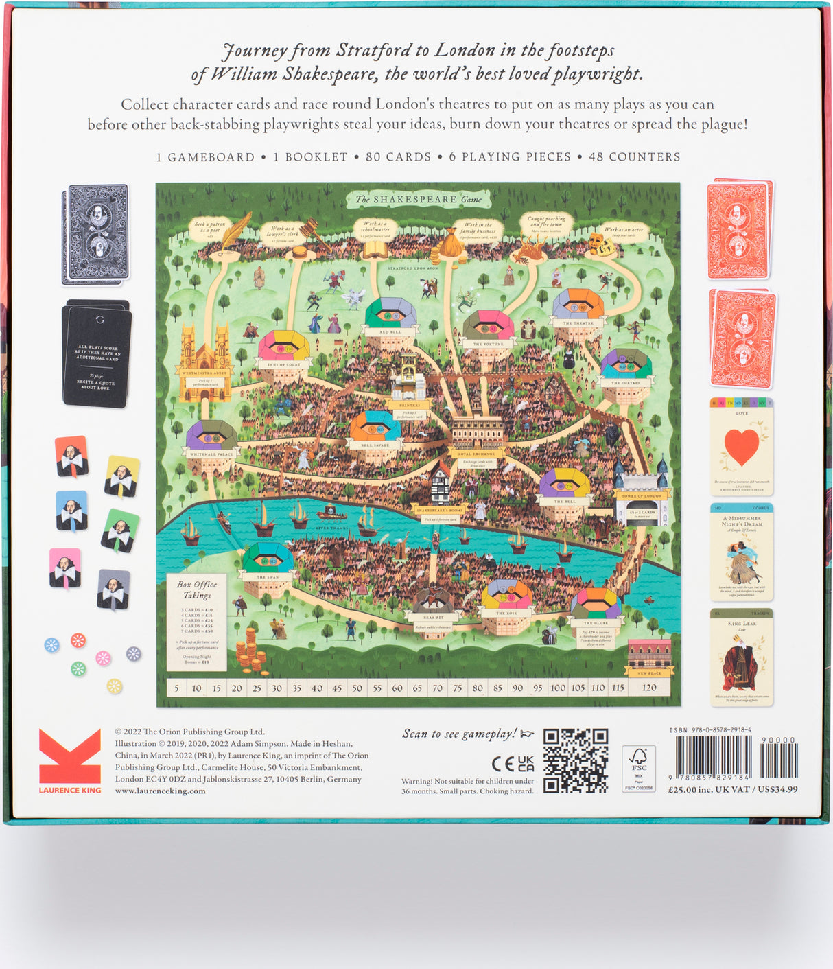 The Shakespeare Game: Make Your Fortune in Shakespeare's London: An Immersive Board Game