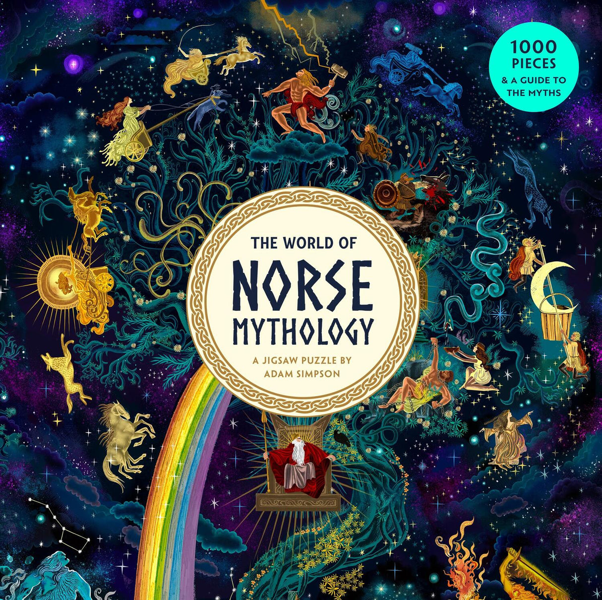 The World of Norse Mythology A 1000-piece jigsaw puzzle: by Adam Simpson