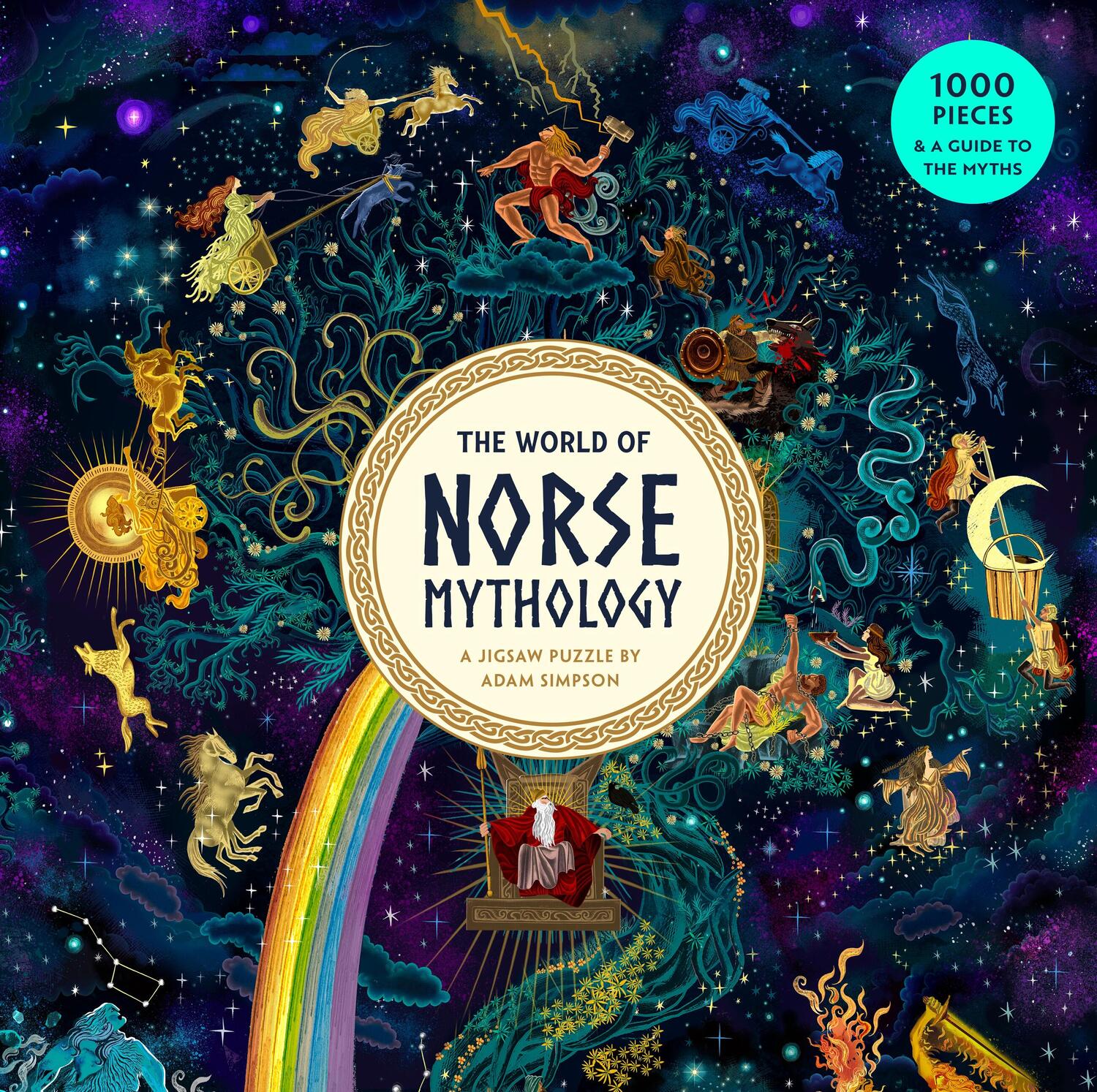 The World of Norse Mythology A 1000-piece jigsaw puzzle: by Adam Simpson