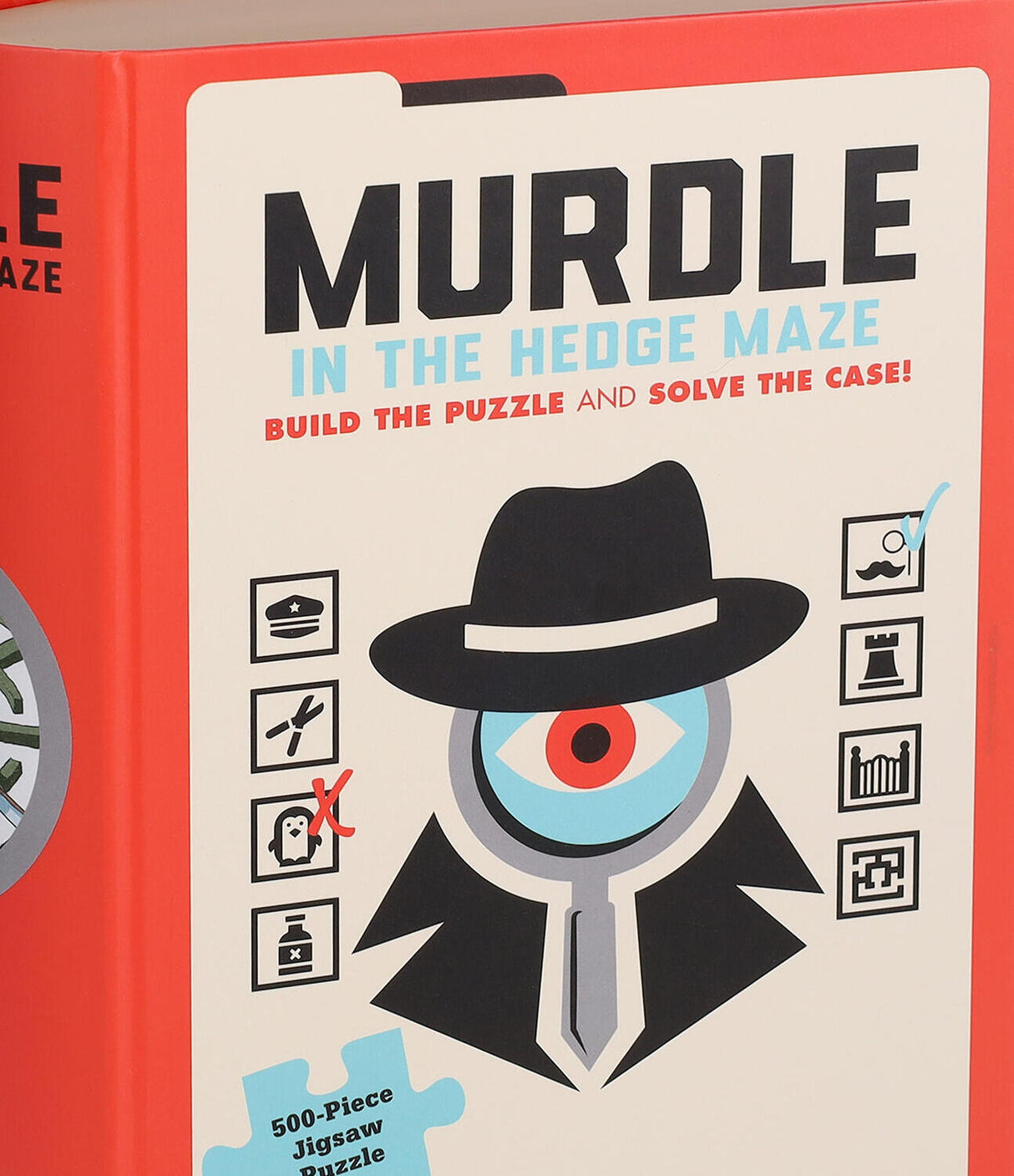 Murdle in the Hedge Maze 500-Piece Jigsaw Puzzle