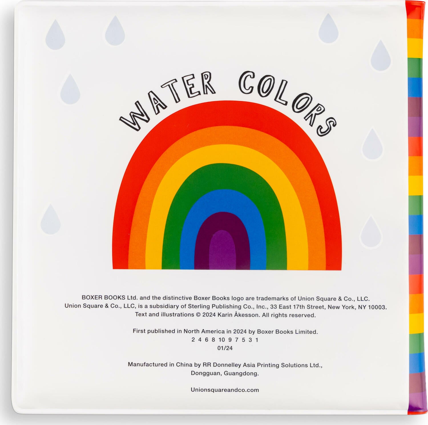 The Rainbow Snail and Friends: Magically Change Color in Water - A Waterproof Bath Book