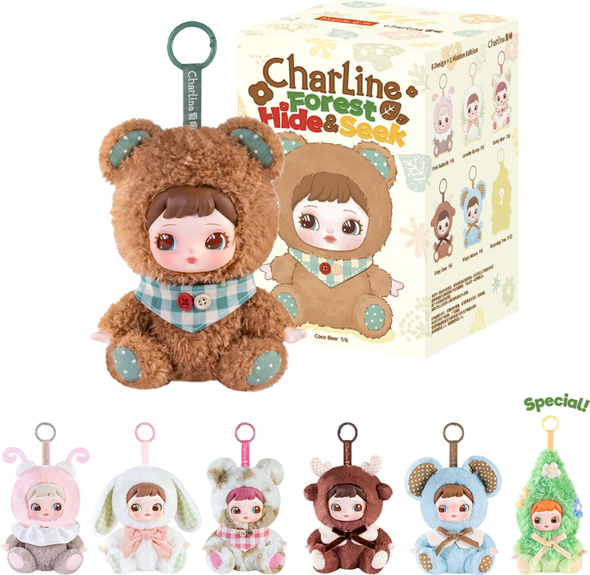 Forest Hide & Seek Pendant - Charline Plush Blind Box