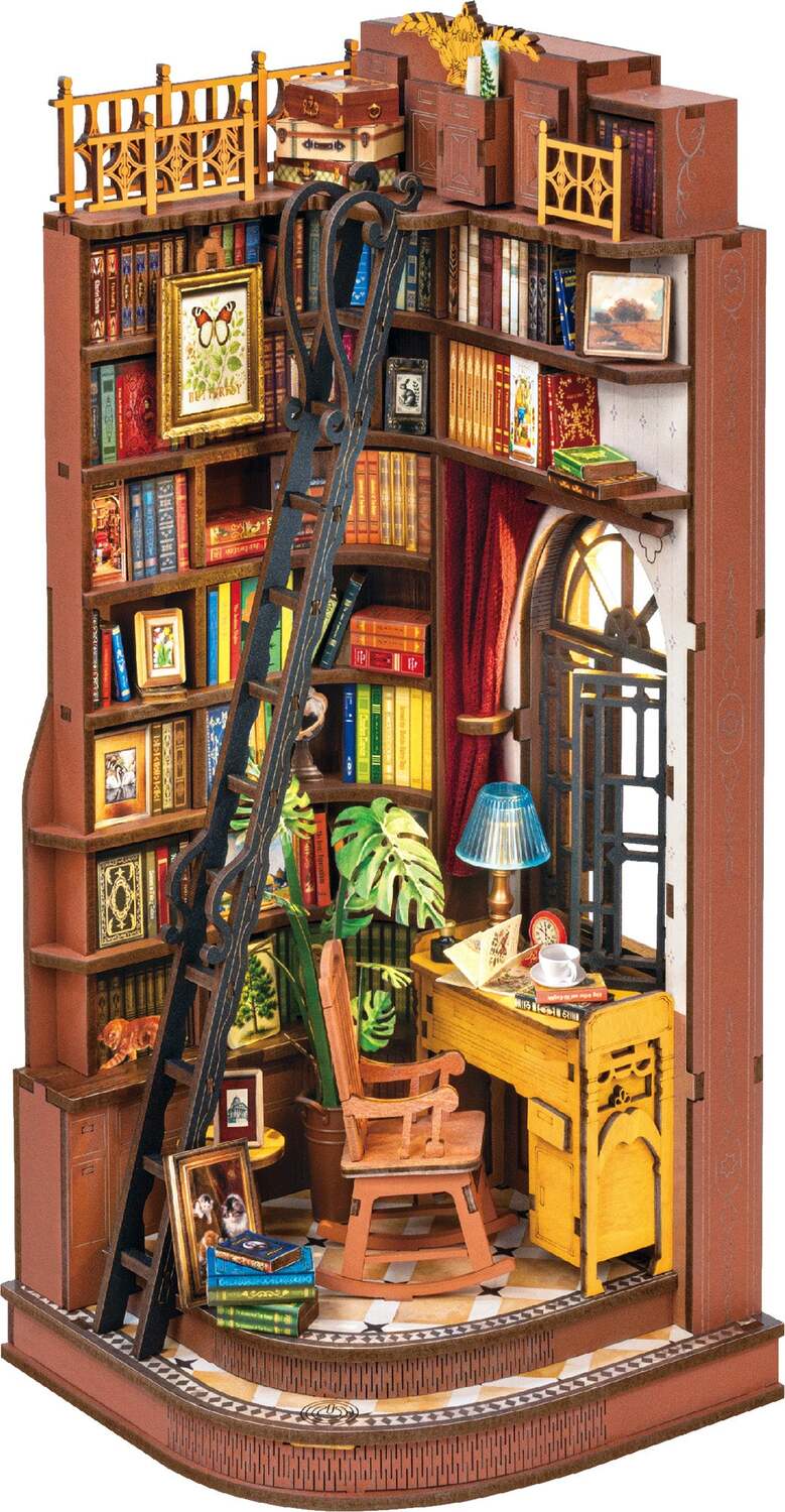 Silent Corner Study - DIY Miniature House Kit