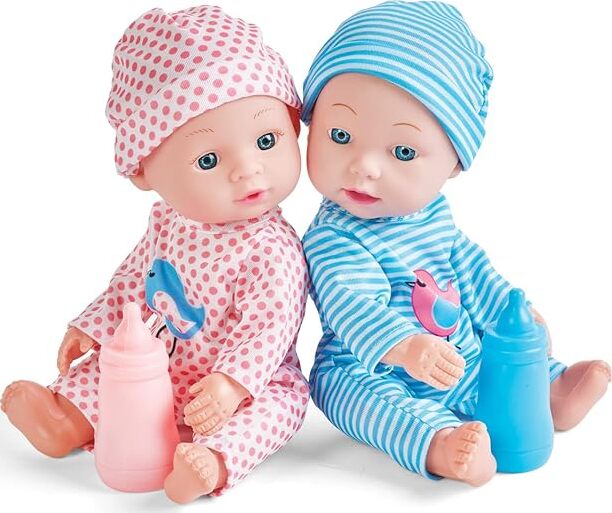 Care 'N Cuddle Twin Baby Doll Set Epoch Everlasting Play