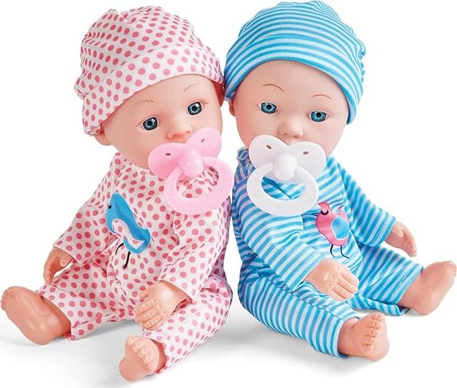 Care 'N Cuddle Twin Baby Doll Set Epoch Everlasting Play
