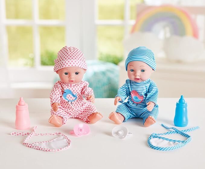 Care 'N Cuddle Twin Baby Doll Set Epoch Everlasting Play