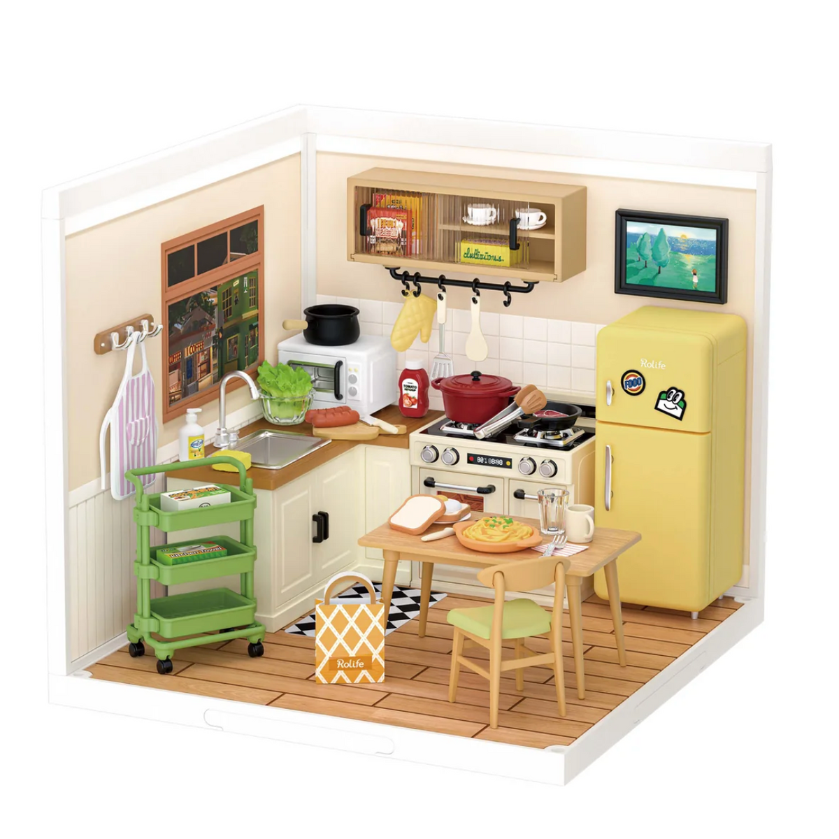 DIY Mini House Happy Meals Kitchen – Pufferbellies Toys & Books