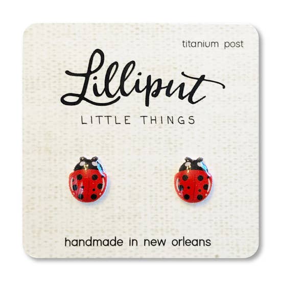 Ladybug Earrings Lilliput Little Things