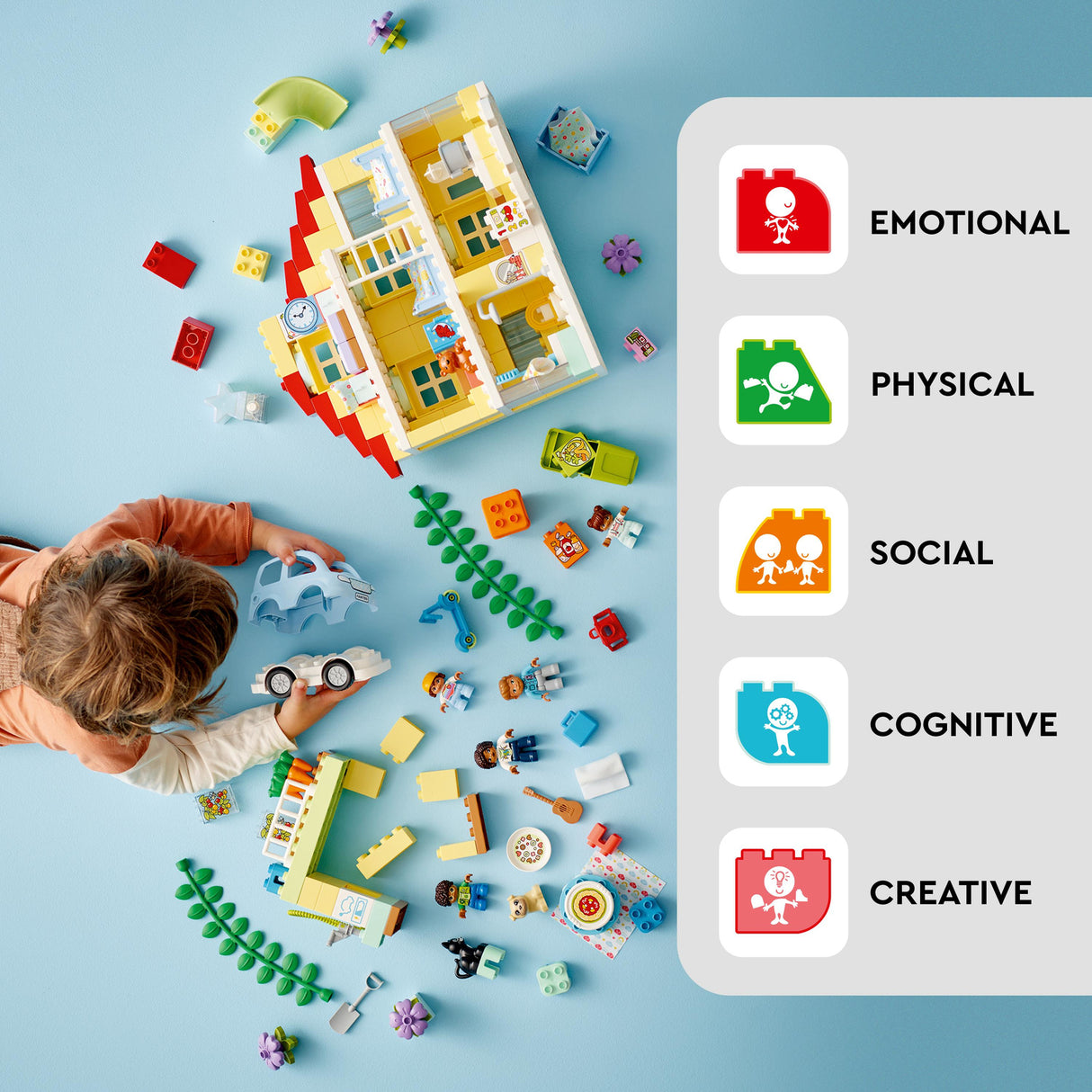 10994 3 in 1 Family House Set with Toy Car - LEGO Duplo - Pickup Only