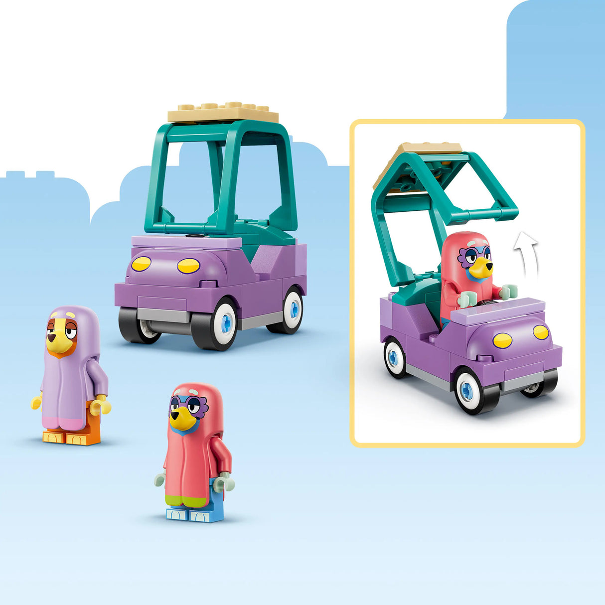 LEGOĀ® Bluey Grannies with Bingo and Bluey