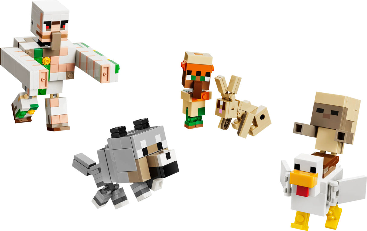 LEGOĀ® MinecraftĀ® Chicken Jockey Desert Attack