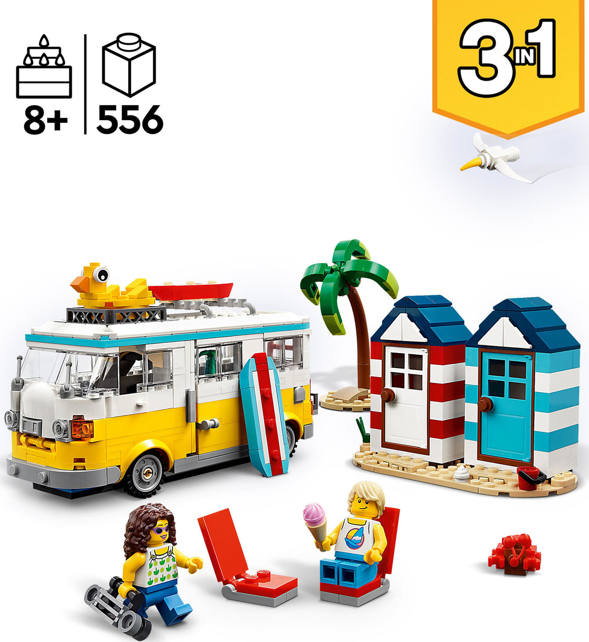 31138 Beach Camper Van - LEGO® Creator 3-in-1