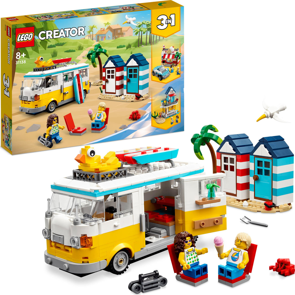 31138 Beach Camper Van - LEGO® Creator 3-in-1
