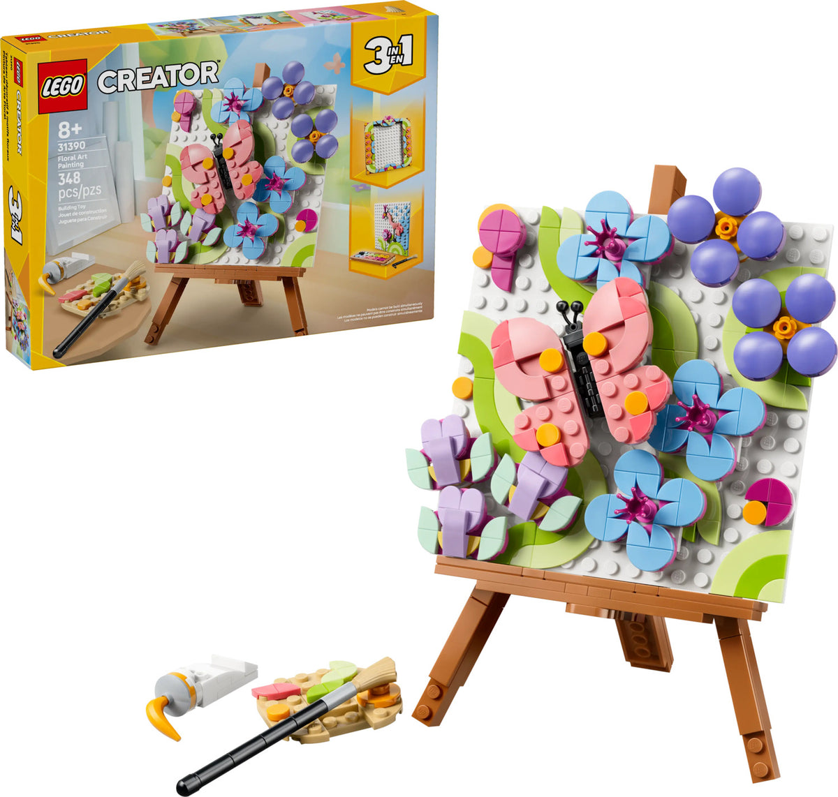 LEGOĀ® Creator Floral Art Decor Painting