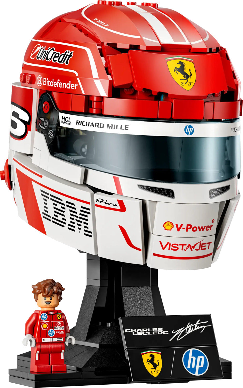 LEGO® Editions Scuderia Ferrari HP Charles Leclerc Helmet