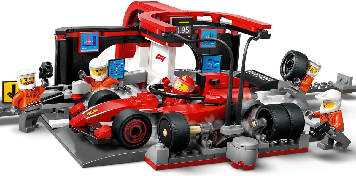 LEGO City Formula 1: F1® Pit Stop & Pit Crew with Ferrari Car LEGO®