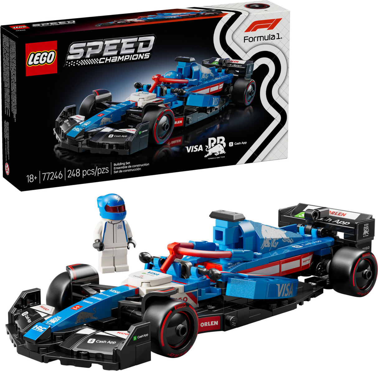 LEGO Speed Champions: Visa Cash App RB VCARB 01 F1® Race Car