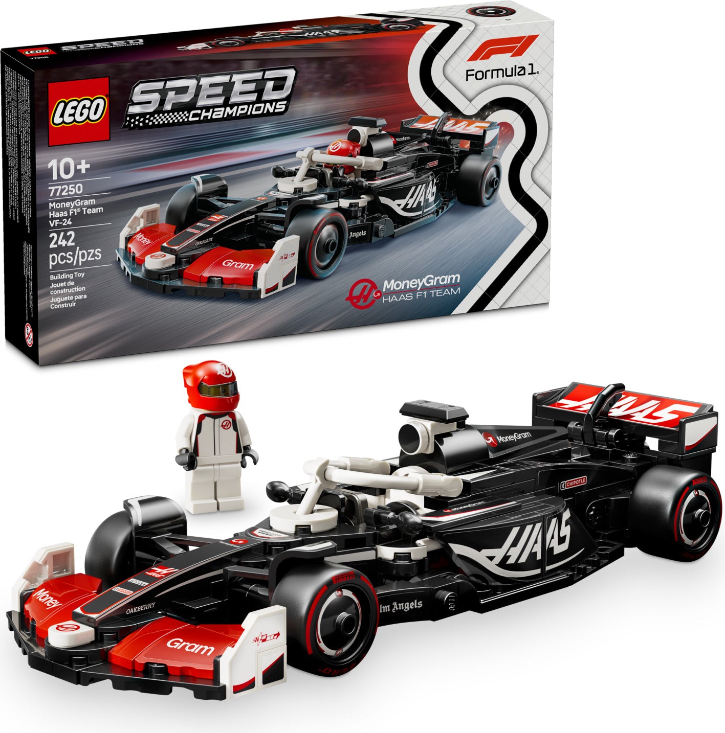 LEGO Speed Champions: MoneyGram Haas F1® Team VF-24 Race Car