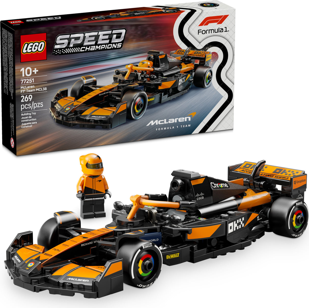 LEGO Speed Champions: McLaren F1® Team MCL38 Race Car