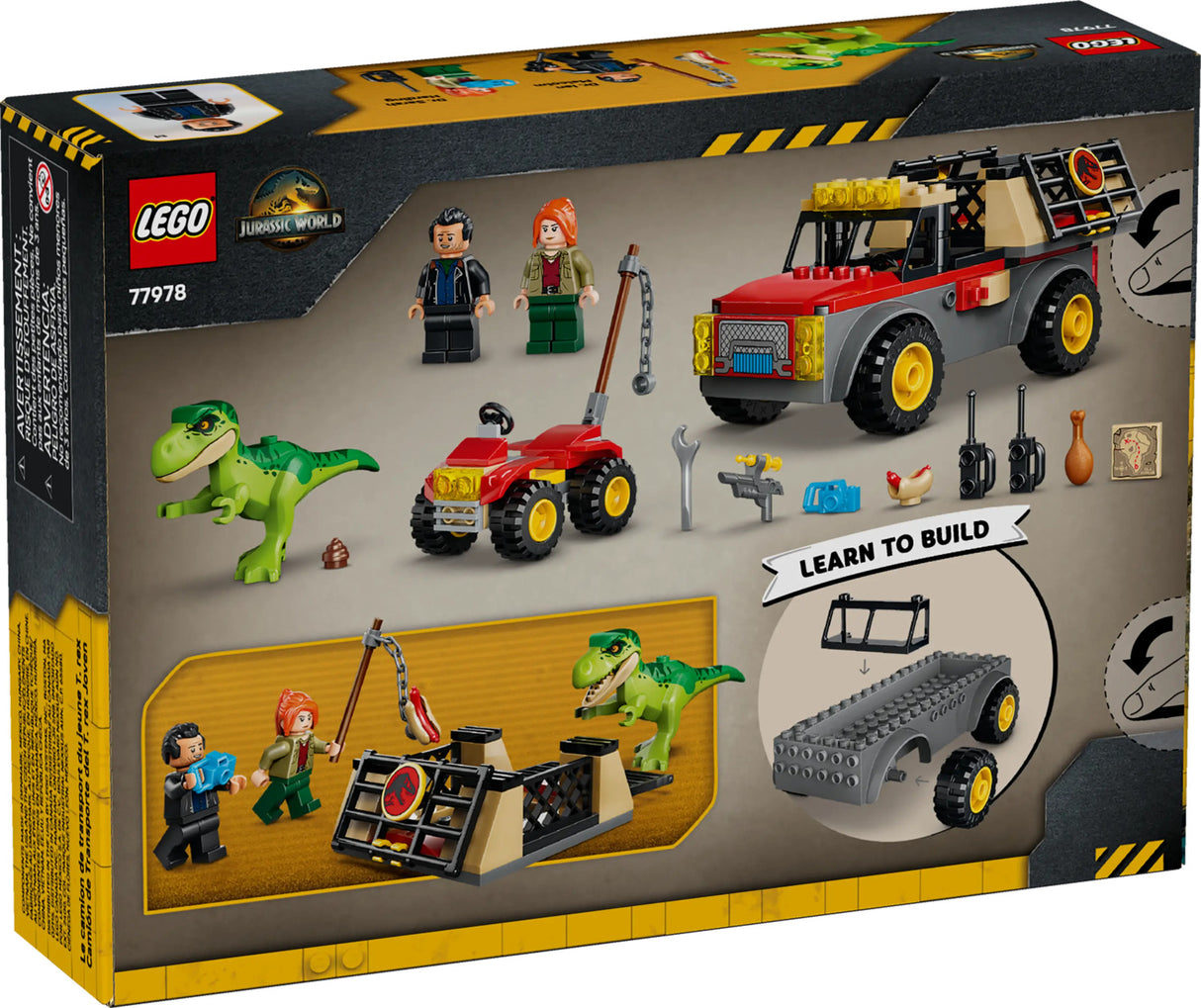 LEGOĀ® Jurassic World Young T. rex Transport Truck