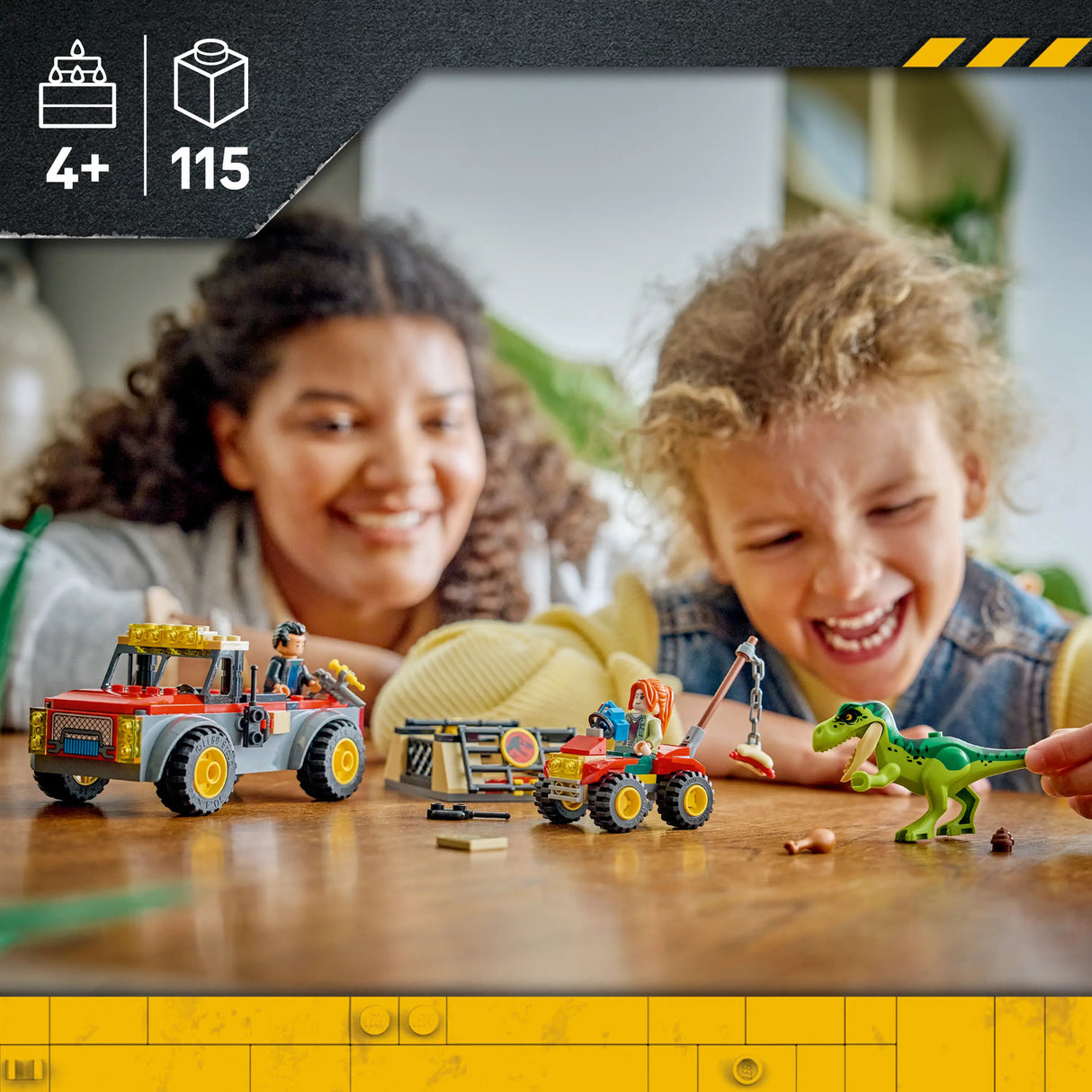 LEGOĀ® Jurassic World Young T. rex Transport Truck