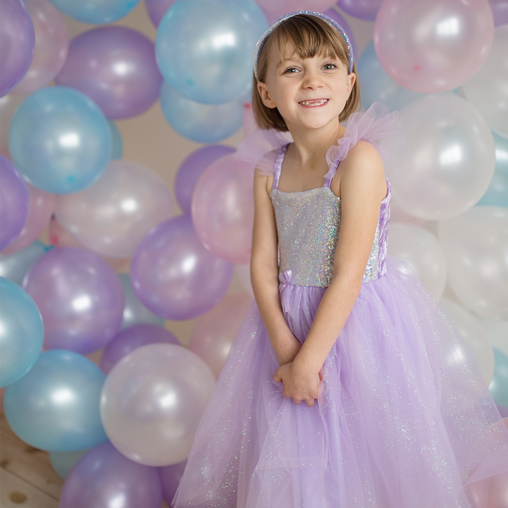 Sequins Lilac Dress - Size 3-4