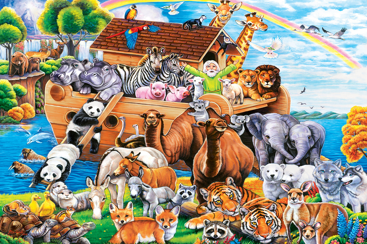 48 Piece Noah's Ark Floor Puzzle MasterPieces Puzzle Co.