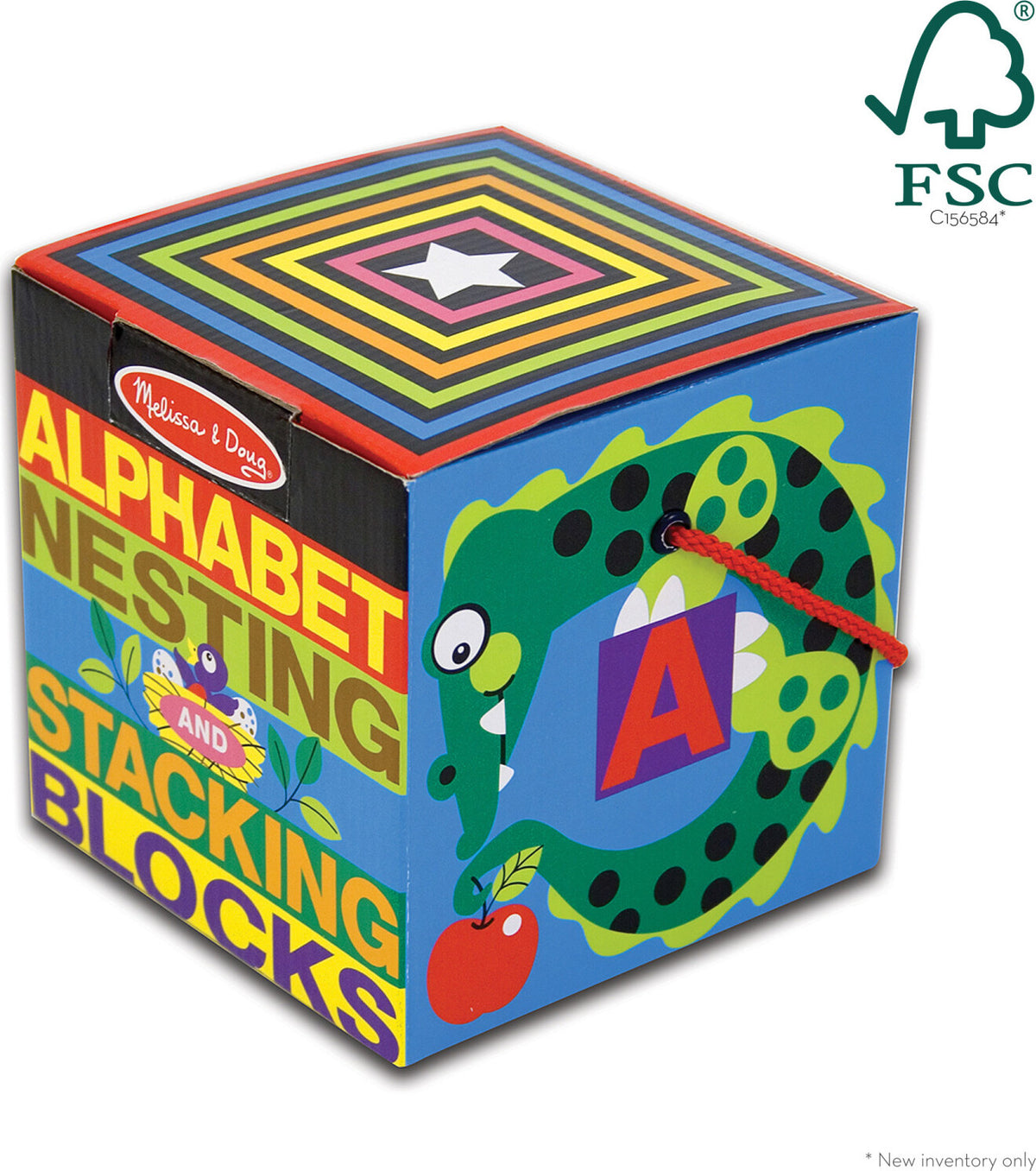 Alphabet Nesting and Stacking Blocks (UC)