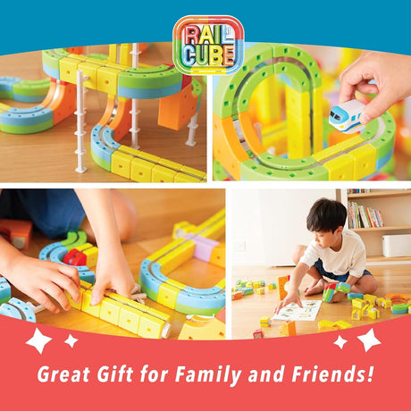 Rail Cube - Magnetic Monorail Deluxe Set