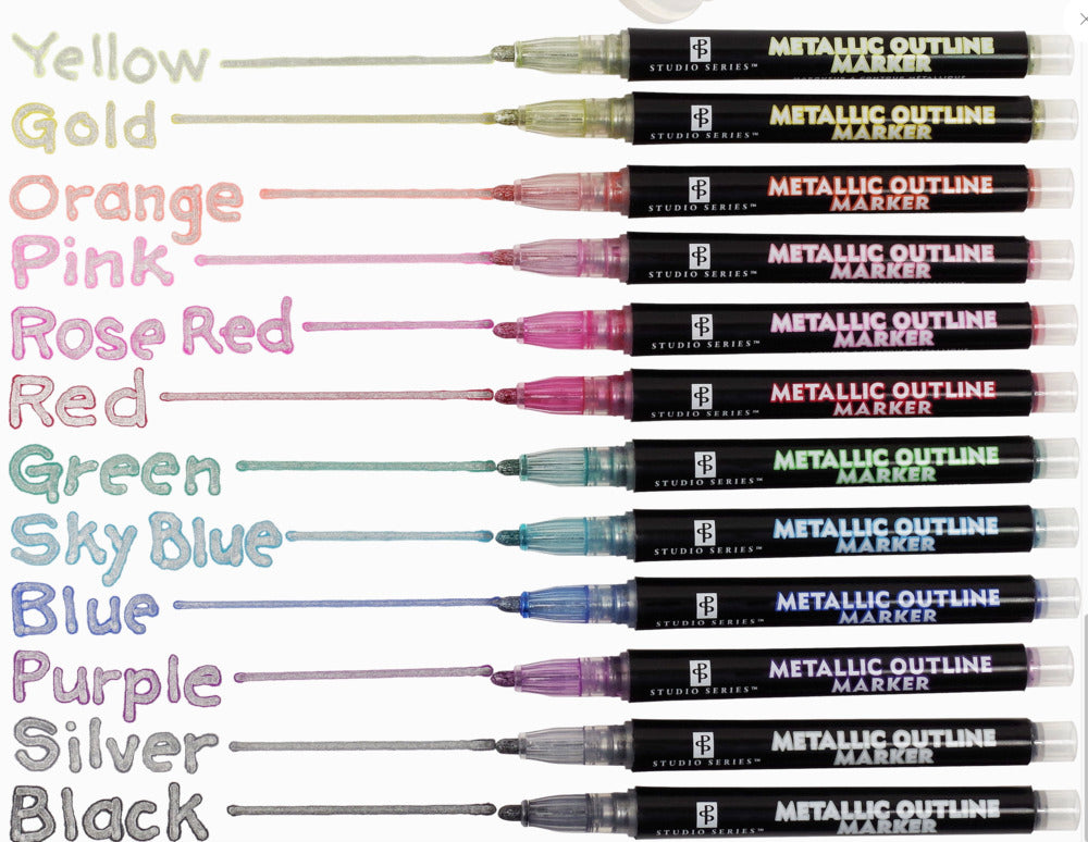 Studio Series Metallic Outline Markers