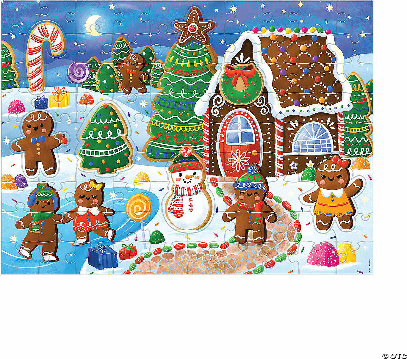 Gingerbread Friends Scratch and Sniff Puzzle