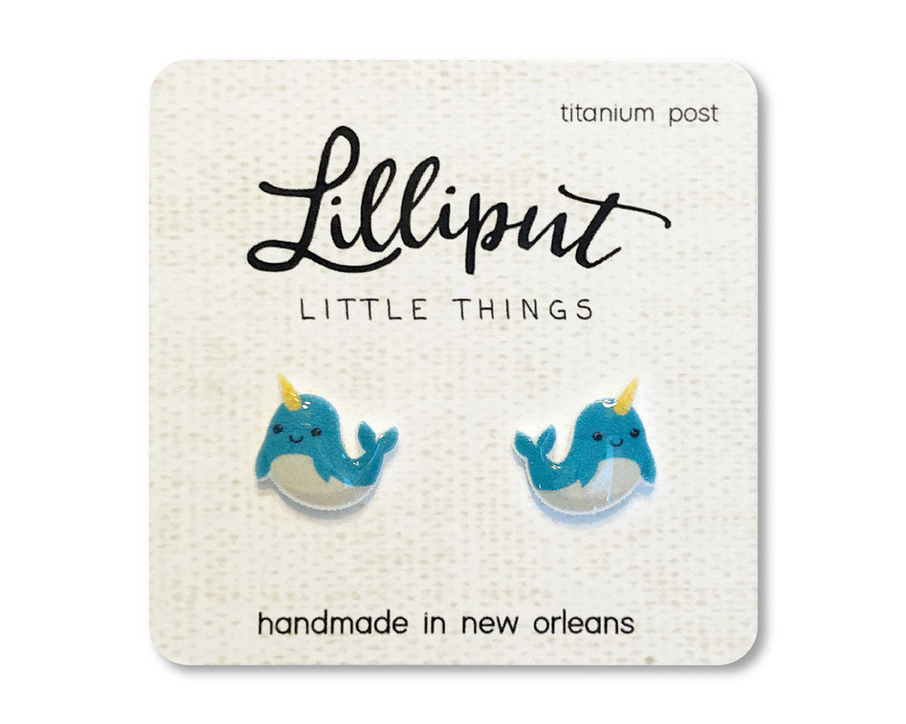 Narwhal Earrings Lilliput Little Things