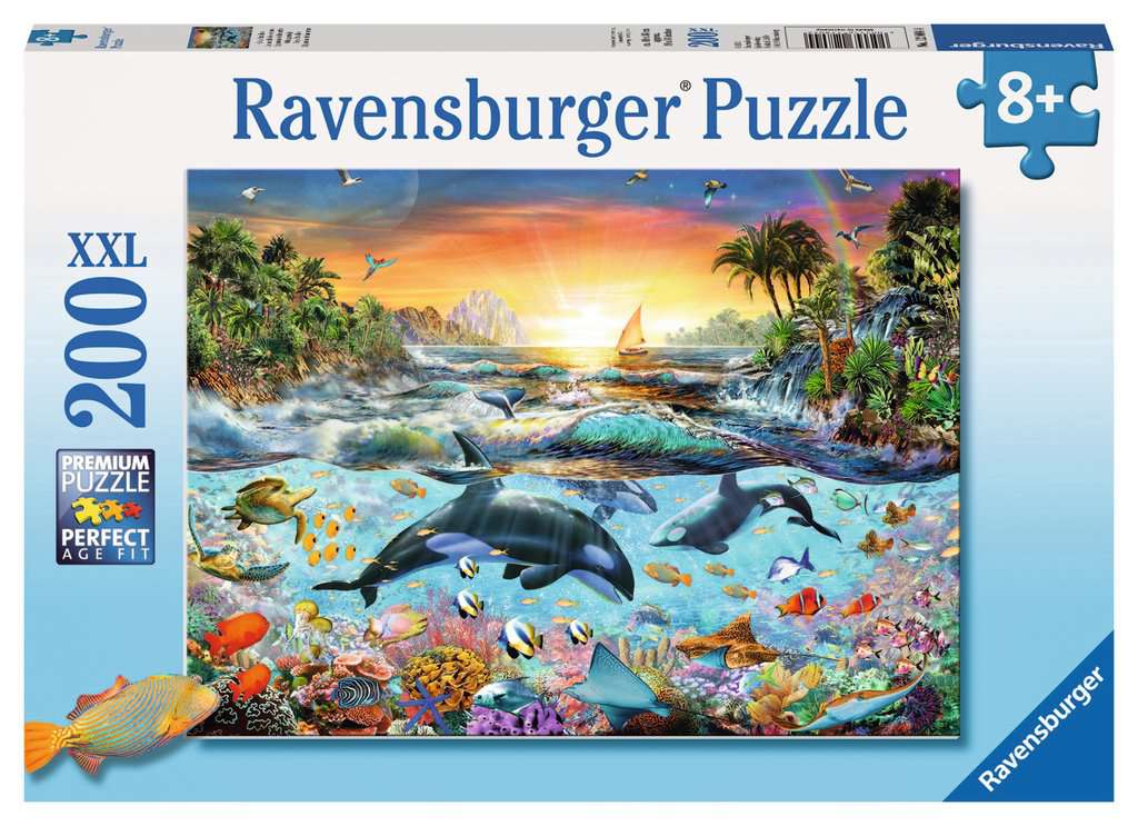200 Piece Puzzle, Orca Paradise