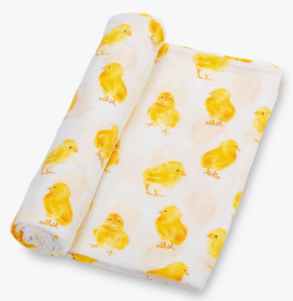 Muslin Swaddle - Peep Peep Baby Lolly Banks