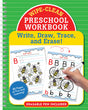 Wipe-Clean Preschool Workbook - Pre-K practice for letters, numbers, and fine motor skills: Write, Draw, Trace, and Erase!