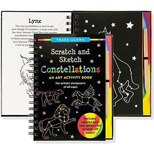 Constellations Scratch & Sketch Activity Book