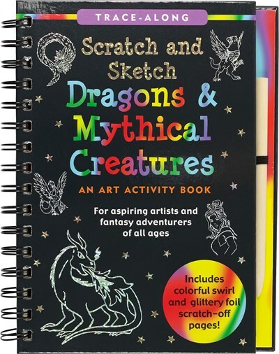Scratch & Sketch Dragons & Mythical Creatures (Trace-Along) Peter Pauper Press