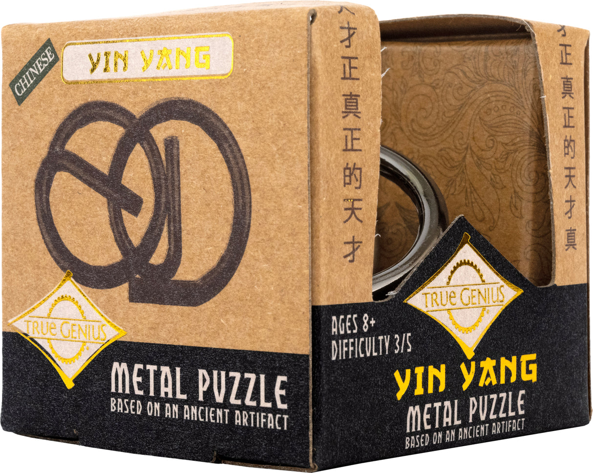 Yin Yang - Metal Disentanglement Puzzle