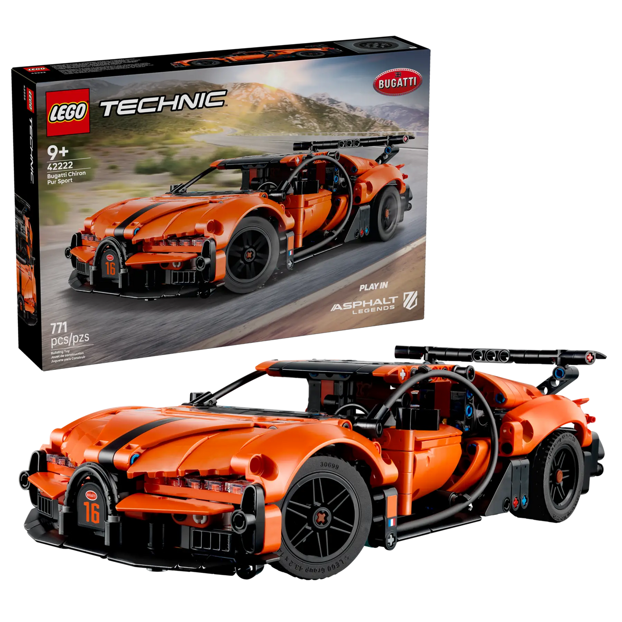 42222 Bugatti Chiron Pur Sport Hypercar - LEGO Technic LEGO®